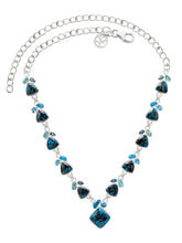 Designer Shattuckite Necklace Studded With Swiss Blue Topaz, Neon Apatite Pack of 1 (D88-2)