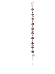 Designer Watermelon Tourmaline Bracelet Studded With Tourmaline Pack of 1 (D110-4)