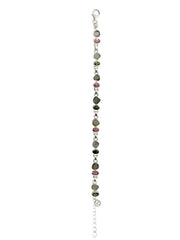 Designer Watermelon Tourmaline Bracelet Studded With Tourmaline Pack of 1 (D110-1)