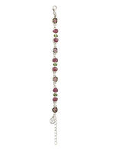 Designer Watermelon Tourmaline Bracelet Studded With Tourmaline Pack of 1 (D110-4)