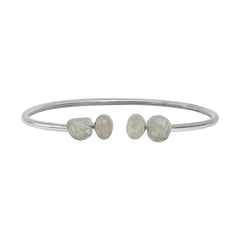 Designer Rainbow Moonstone Bangle Bezel Set pack Of 1 (D78-20)