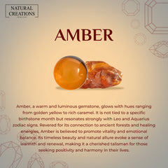 amber earrings