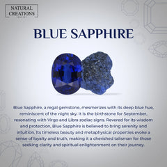 blue sapphire cut bracelet