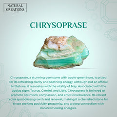chrysoprase rough bracelet