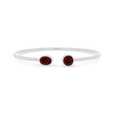 garnet cut bracelet