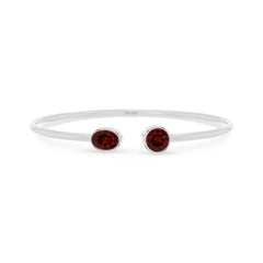 garnet cut bracelet
