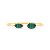 malachite cab bracelet