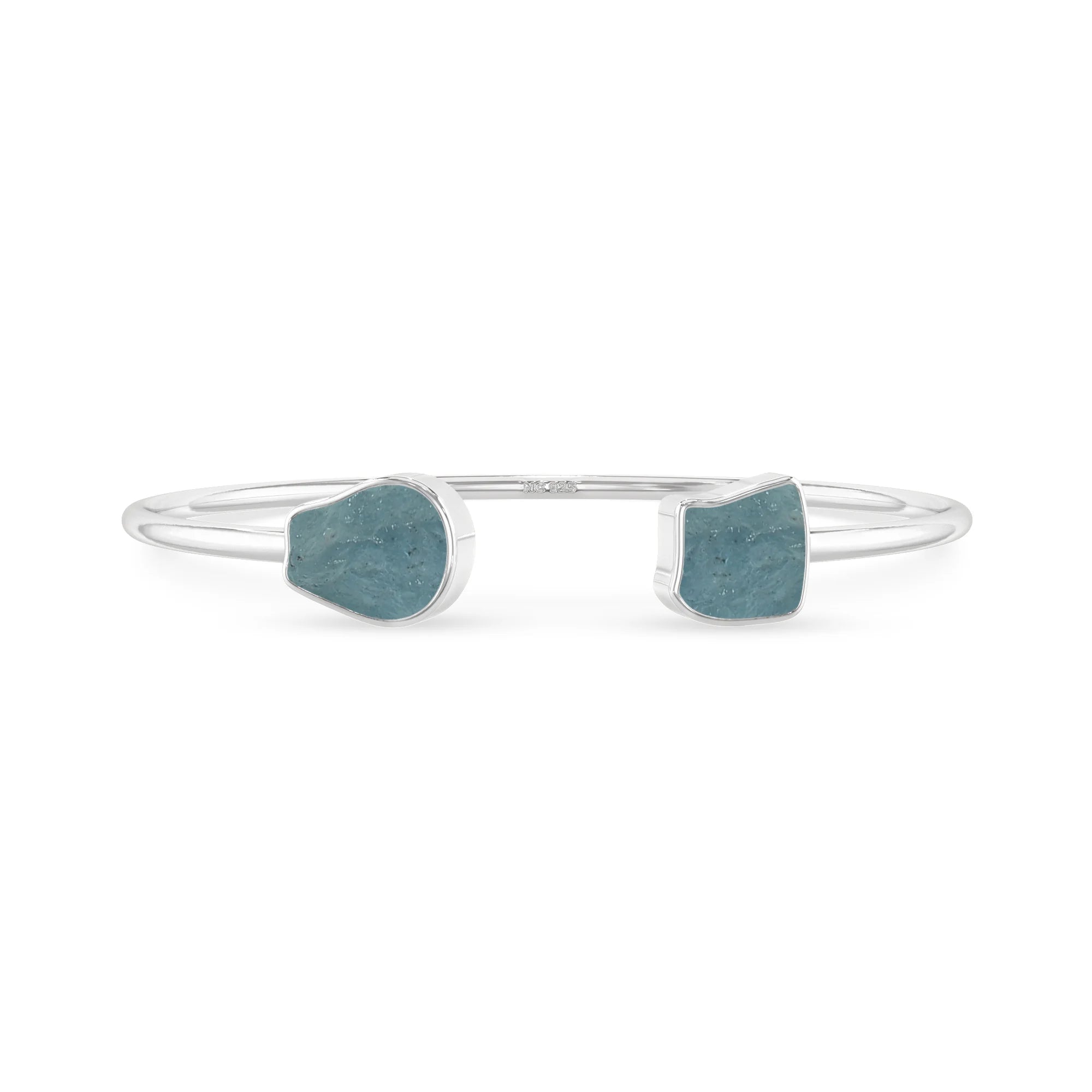 aquamarine twister bracelet