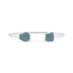 aquamarine twister bracelet