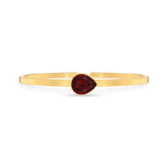 garnet cut bracelet