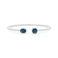london blue topaz cut bracelet
