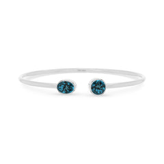 london blue topaz cut bracelet