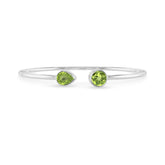 peridot cut bracelet