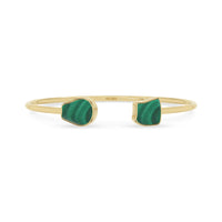 malachite twister bracelet