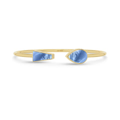 blue opal cab bracelet