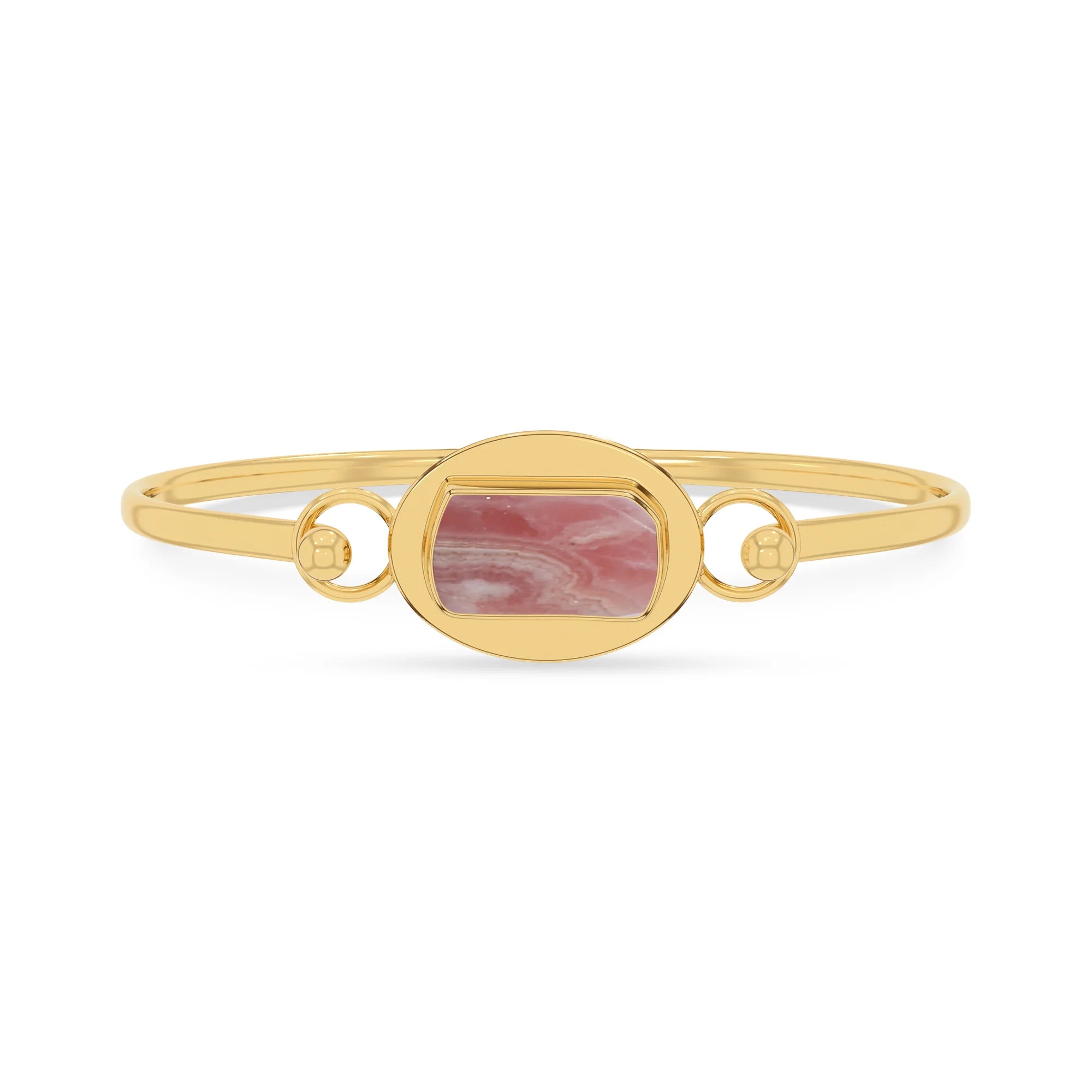 rhodochrosite rough bracelet