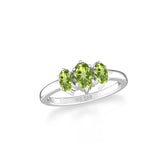 peridot prong-set ring