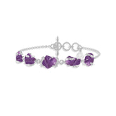 amethyst rough bracelet