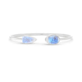 rainbow moonstone cab bracelet