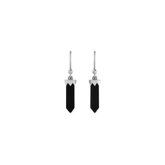 black tourmaline earrings