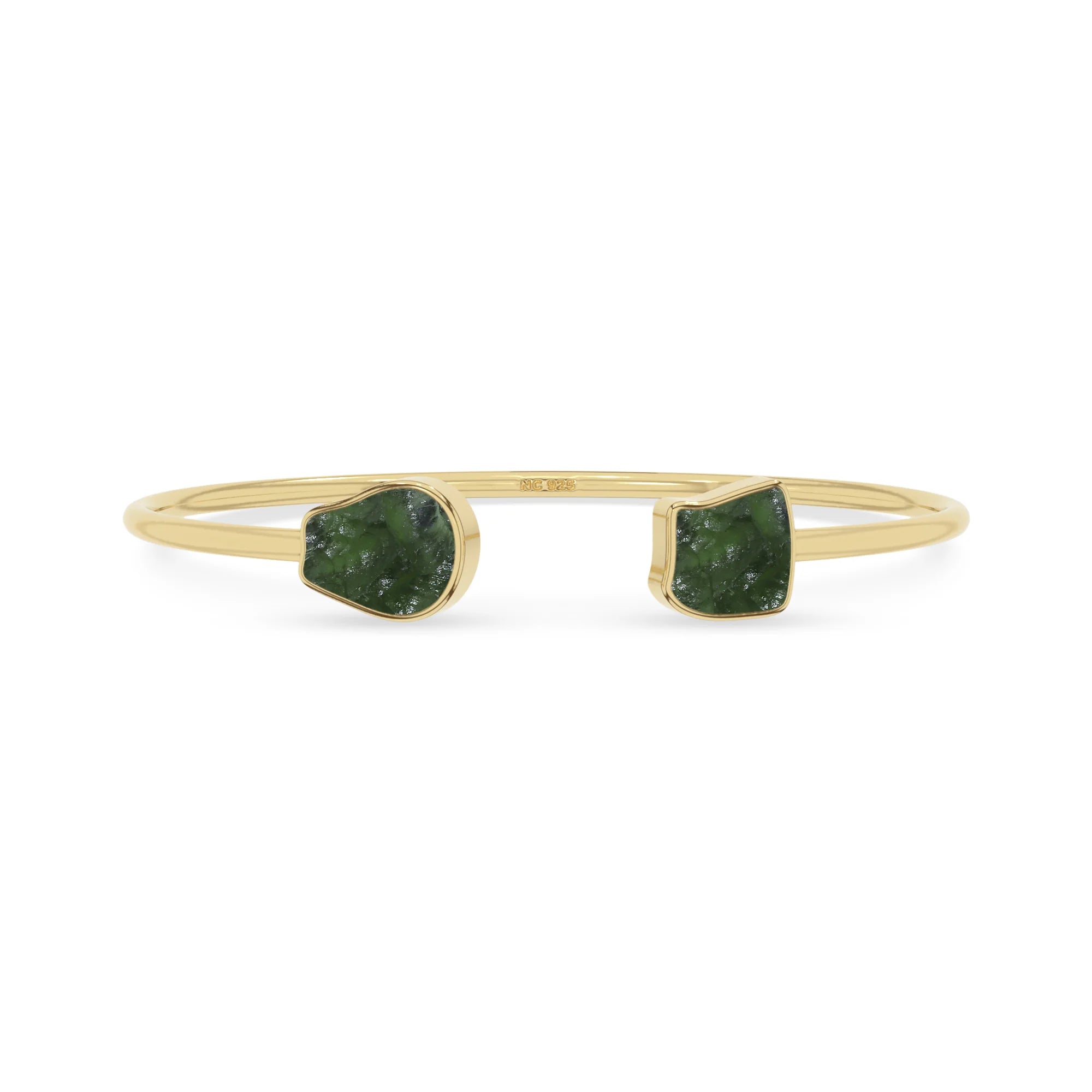 moldavite twister bracelet