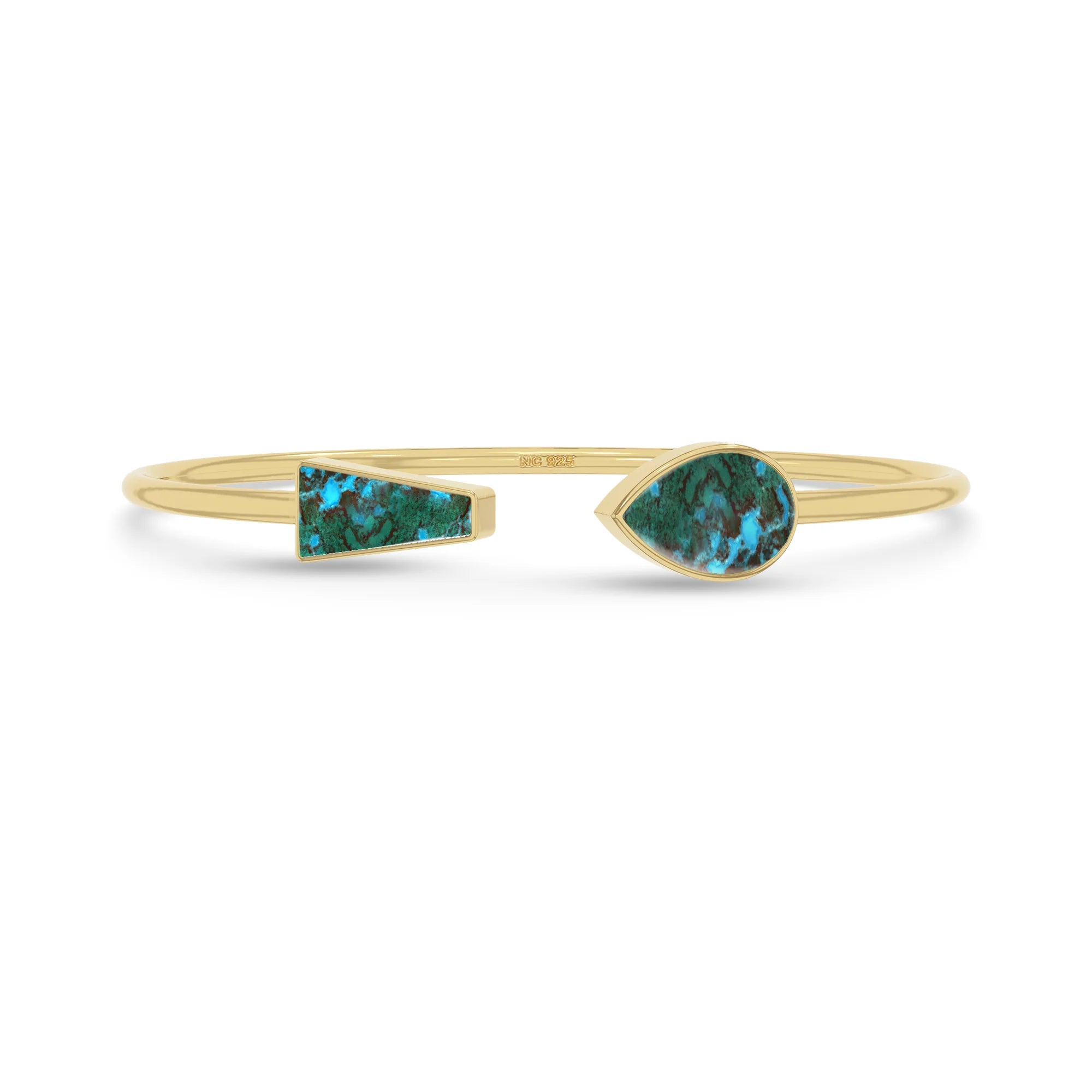 chrysocolla cab bracelet