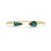 chrysocolla cab bracelet