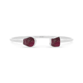 rhodolite garnet twister bracelet