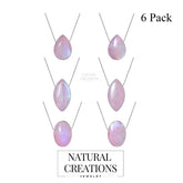 pink moonstone pendant