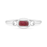 pink tourmaline rough bracelet