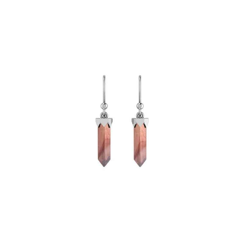 imperial jasper cut earrings