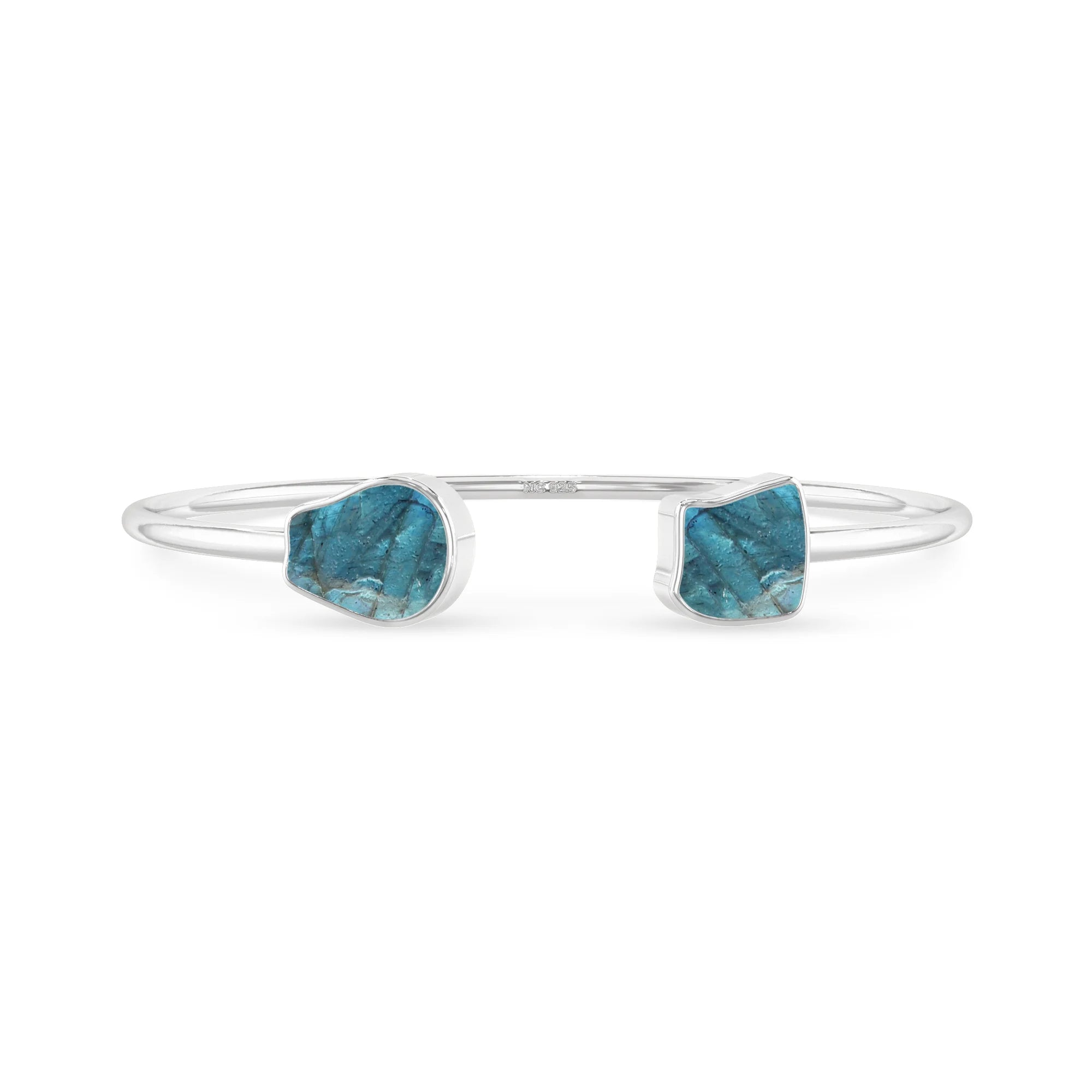 labradorite twister bracelet