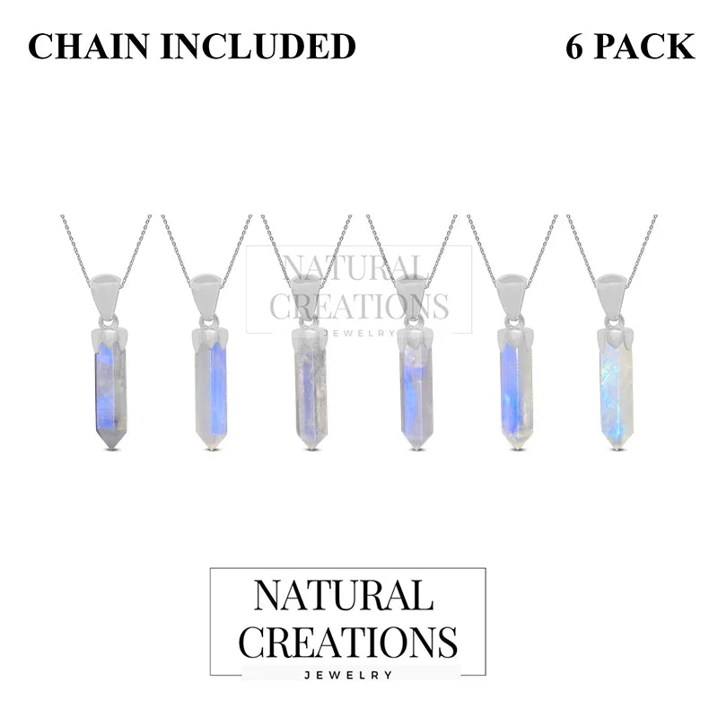 rainbow moonstone pendant