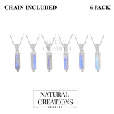 rainbow moonstone pendant