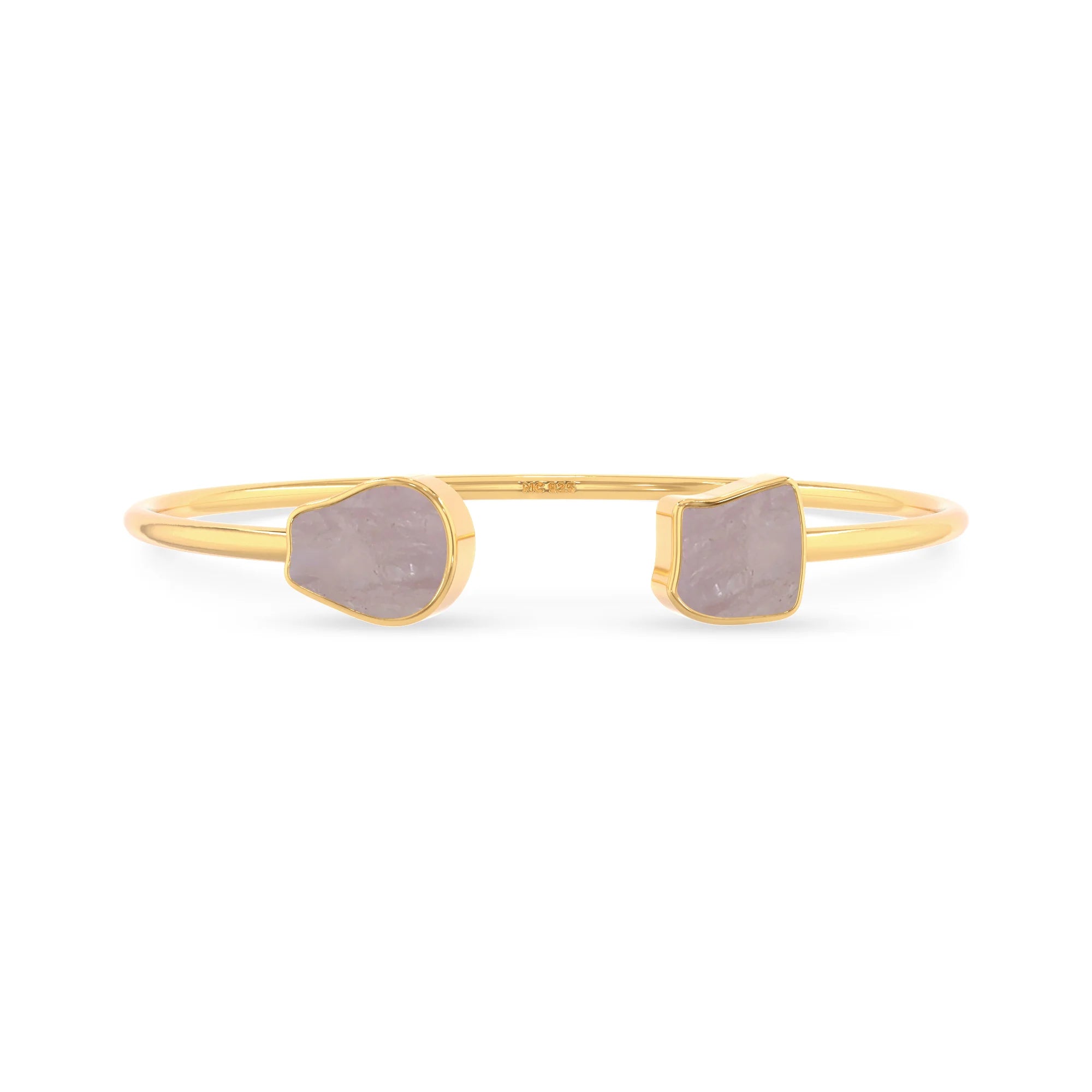 morganite twister bracelet