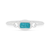 paraiba apatite rough bracelet