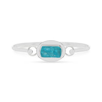 paraiba apatite rough bracelet