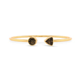 smoky quartz cut bracelet