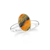 bumble bee bezel-set ring