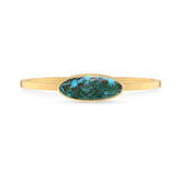 chrysocolla rough bracelet