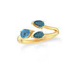 swiss blue topaz prong-set ring