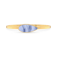 blue lace agate rough bracelet