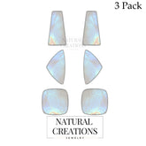 rainbow moonstone earrings