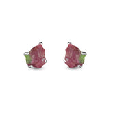 ruby zoisite earrings