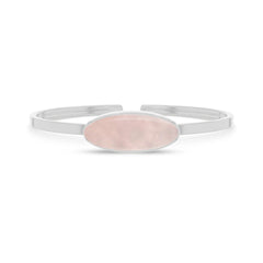 rose quartz rough bracelet