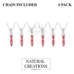 thulite moon pendant