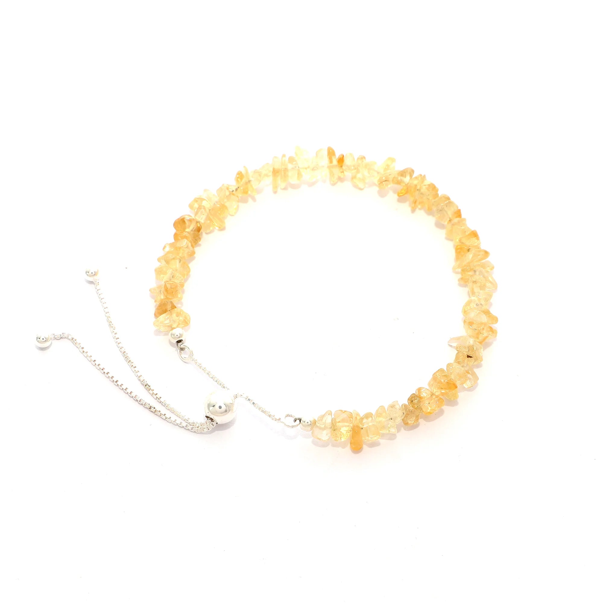 citrine rough bracelet