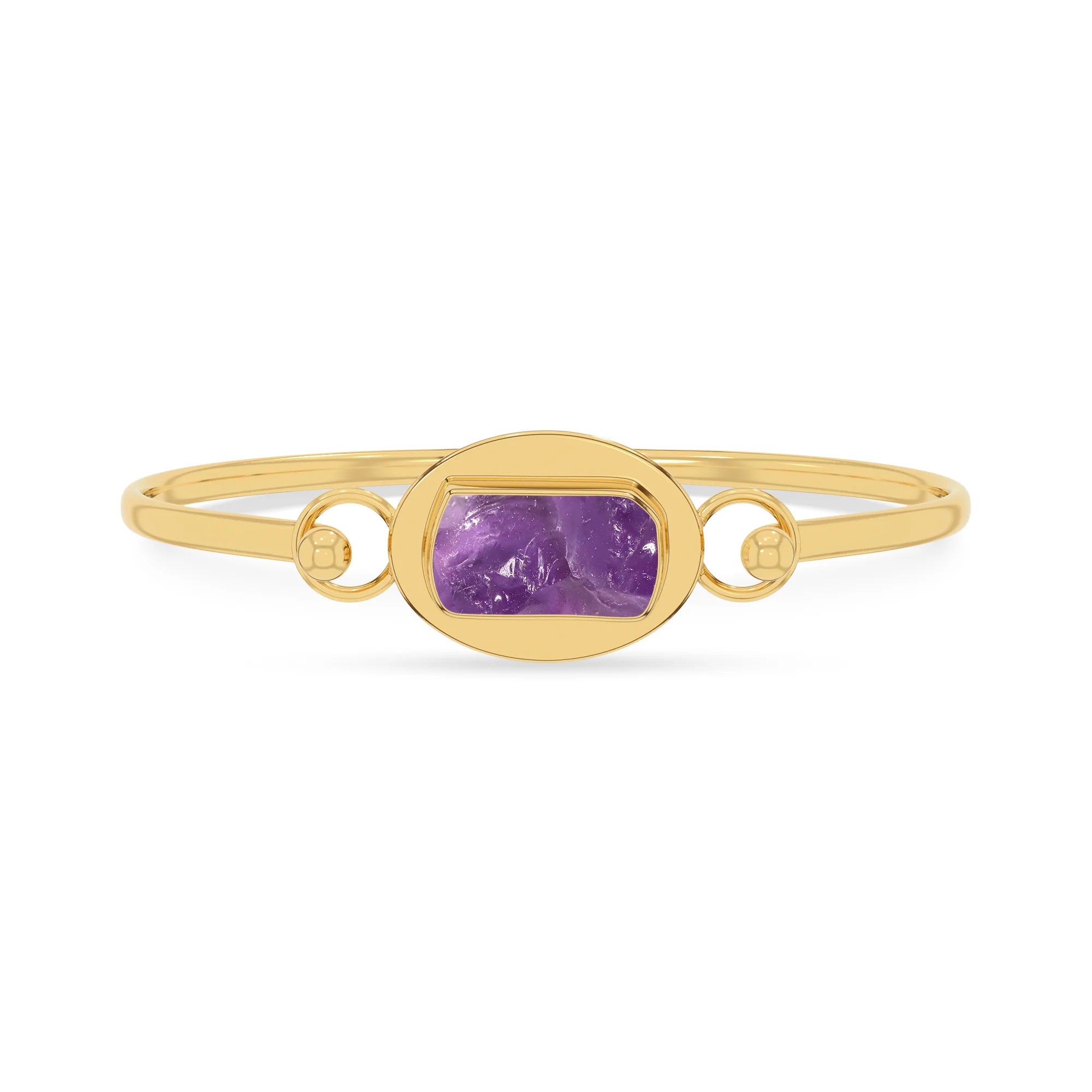 amethyst rough bracelet