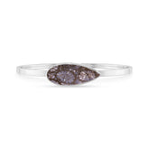 black fossil coral rough bracelet