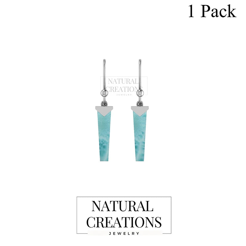 larimar earrings
